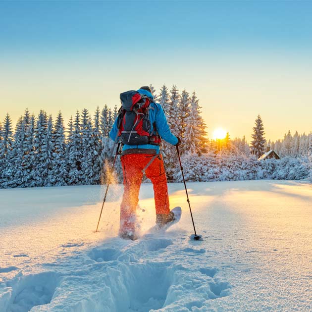 Snowshoeing